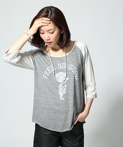 UNCLEラグランTシャツ