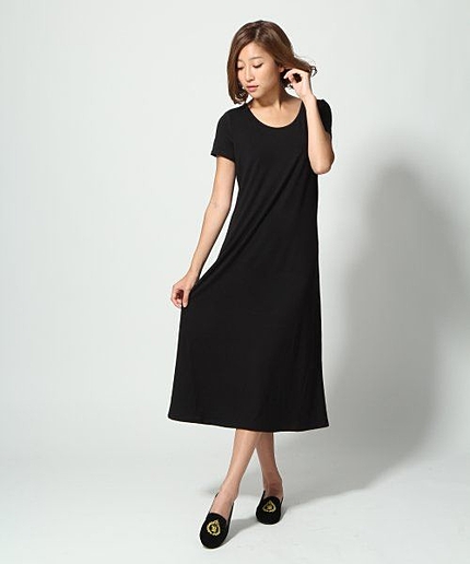 UVカットミディワンピース