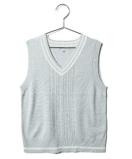 【PURETE】綿アクリルベスト