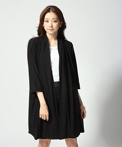 ショールロングカーデ