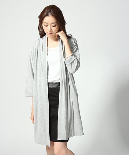 ショールロングカーデ