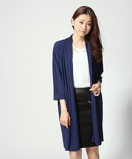 ショールロングカーデ