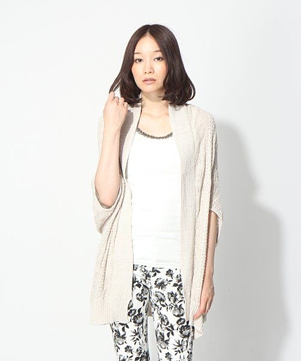 2WAYニットカーディガン
