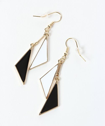 カラーMIX三角ピアス