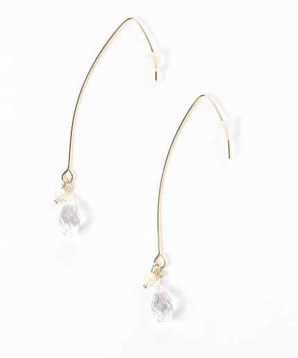 ガラス×オーバルフープ