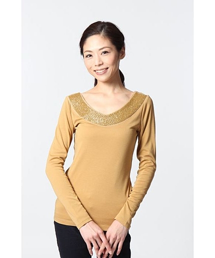 ARビジュー付長袖