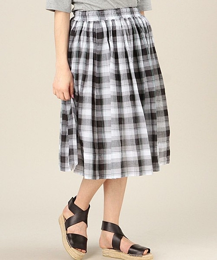 BYSF ne Quittez pas チェックスカート