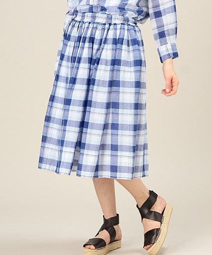 BYSF ne Quittez pas チェックスカート