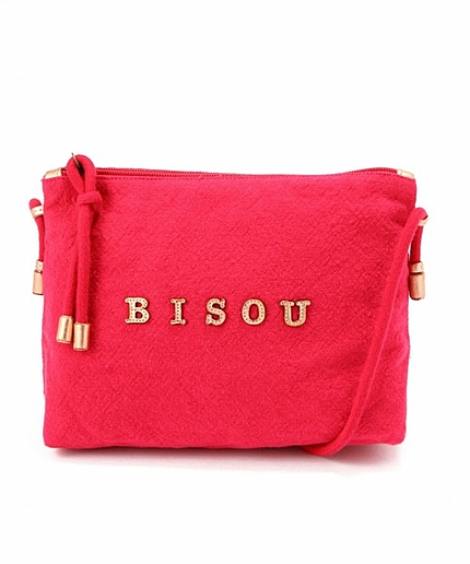 EZPZコットンレタードポシェット