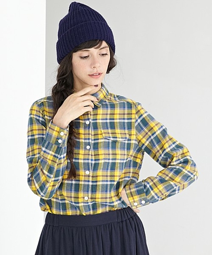 GC C NELL CHK 2PK シャツ