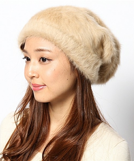 BRONTE アンゴラキャップ