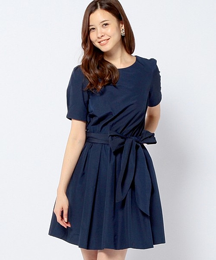 CRX グログランギャザーワンピース/ CRX グログランギャザー OP