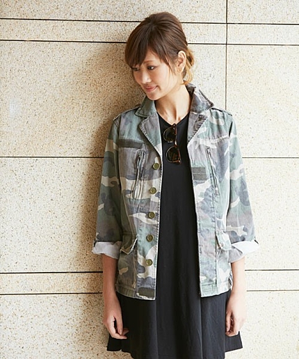 【WEB限定】 ○JCRP　Cｶﾓﾌﾗ　ﾐﾘﾀﾘｰJK / 迷彩 / カモフラージュ / ο