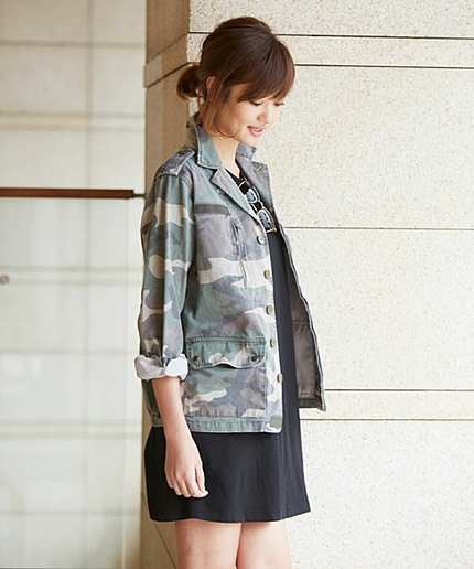 【WEB限定】 ○JCRP　Cｶﾓﾌﾗ　ﾐﾘﾀﾘｰJK / 迷彩 / カモフラージュ / ο