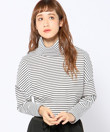 ◆FINDERSKEEPERS ボーダーオフタートル/◆finders/K STRP OFFTTL