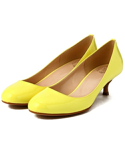 ●ボワソンショコラ/B Fエナメルプレーン パンプス45☆ ◇