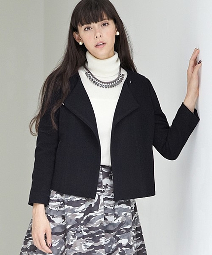 GT R/N/Wカノコ ノーカラージャケット