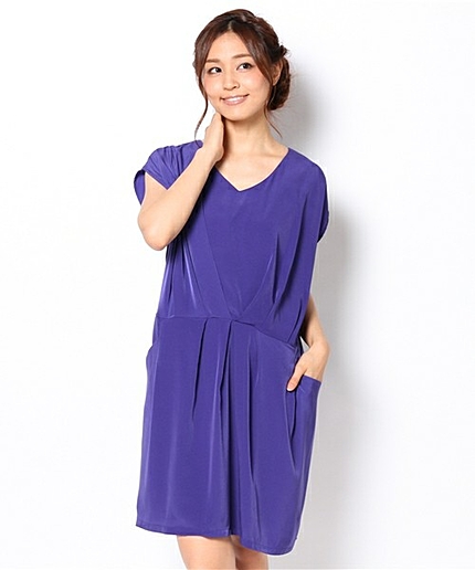 ＜closet story＞ウエストタック ドレスワンピース