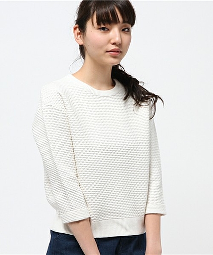 ＜closet story＞凹凸ニットプルオーバー