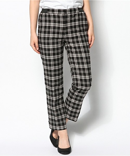 ＜closet story＞タータンチェック ウエストゴムパンツ