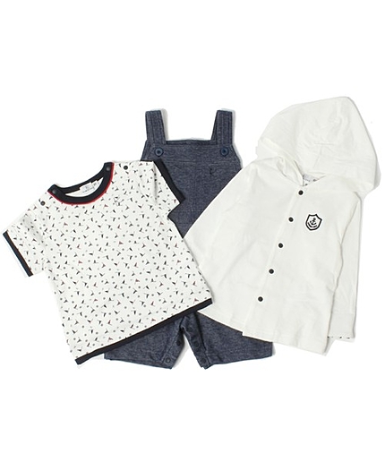 【BABY】ギフトBOX(フラッグプリント３点セット)