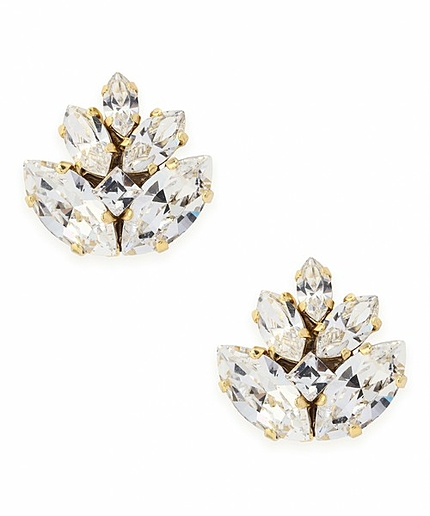 jour couture リーフ ビジュー イヤリング / ジュール　クチュール