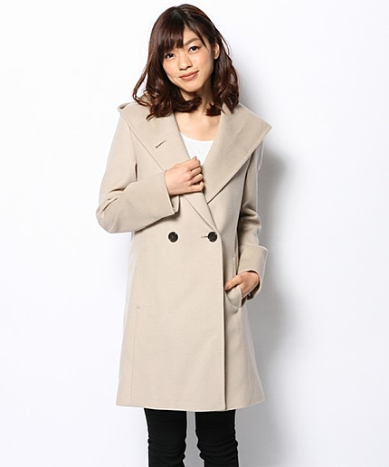 ライトウールカシミヤコート
