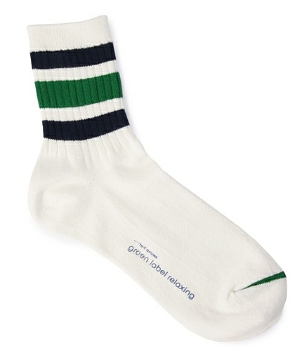 3LINE WHT ANKLE ソックス