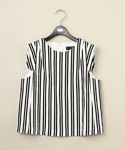 【予約会】＜SACRA（サクラ）＞ストライプ　ブラウス†