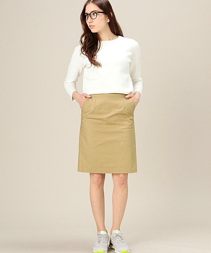 BYBC バックサテンタイトスカート