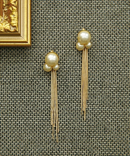 ADER パール フリンジ 2WAY ピアス/ アデル / ∬