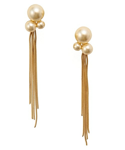 ADER パール フリンジ 2WAY ピアス/ アデル / ∬