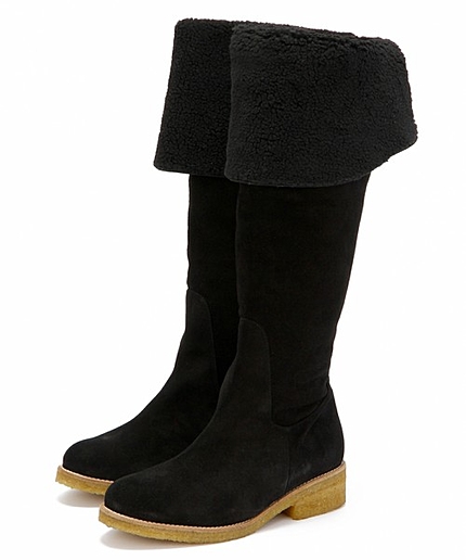 BYMC Chienti スウェード×ボア ロングブーツ