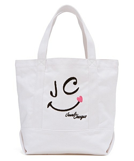 JC スマイル 刺繍 BIG TOTE / トートバッグ