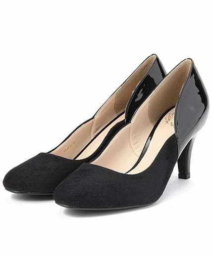 ボワソンショコラ/B サイドキリカエパンプス75