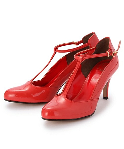 ボワソンショコラ/B ITストラップ パンプス75