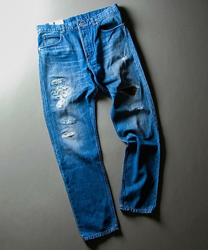 【予約】BY ダメージ/デニム 5ポケット パンツ∴