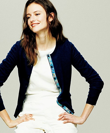 ◆GC W LBTY カーディガン 14G