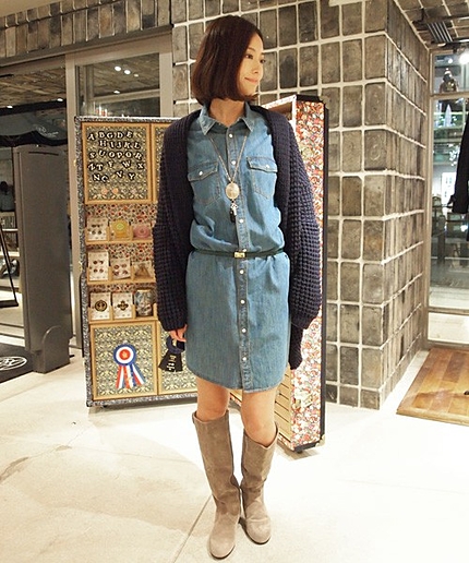 BY 6OZ ダンガリーシャツワンピース ◆◆