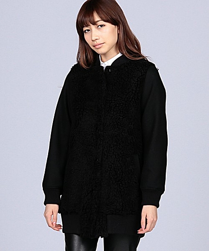 ENR ボアブルゾンコート