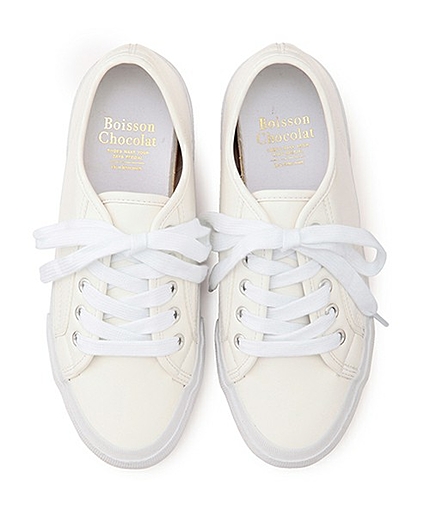 ボワソンショコラ/B インヒールレースアップスニーカー