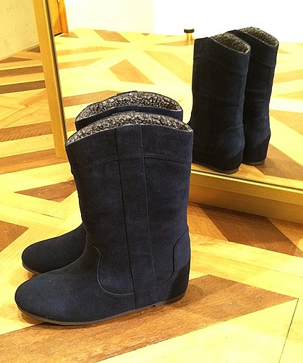 ■ボワソンショコラ/B ウォームショートブーツ