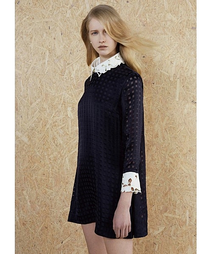 ☆ミリオネツイルバイカラーリトルブラックドレス