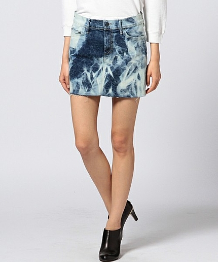 ＜MOTHER(マザー)＞ ウォッシュ ミニ Aラインスカート