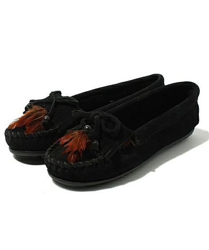 BY MINNETONKA フェザーモチーフモカシン ◆◆◆