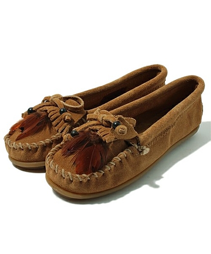 BY MINNETONKA フェザーモチーフモカシン ◆◆◆