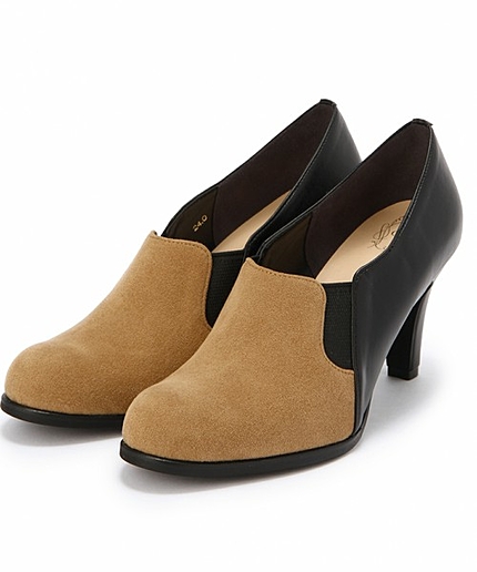 ボワソンショコラ/B サイドゴアパンプス75