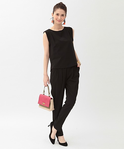 【展開店舗限定】コンビサロペット（ブラック）/ae COMBI ｻﾛﾍﾟｯﾄ09