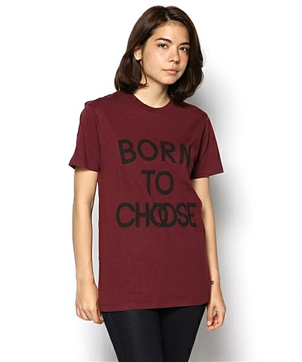BYBC CHEAP MONDAY BORN TO プリントTEE Ψ