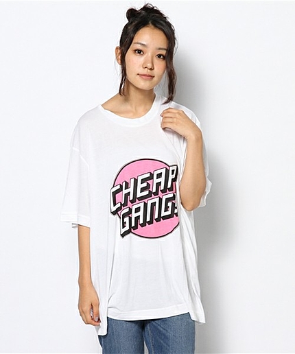 BYBC CHEAP MONDAY ビッグプリントTEE Ψ
